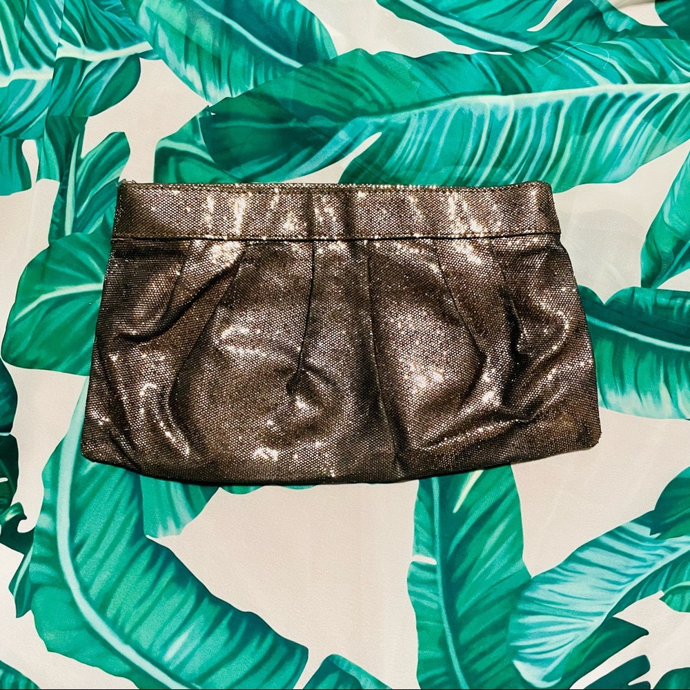 Gold / Bronze Clutch Handbag